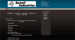 Desktop Screenshot of detailindustries.com