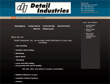 Tablet Screenshot of detailindustries.com